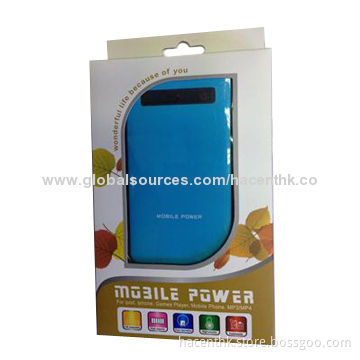 5,000mAh super slim power bank with touch screen